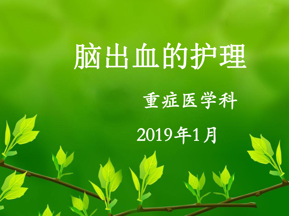 脑出血患者的护理.ppt课件.ppt_第1页