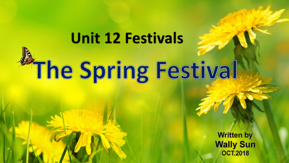 (完整版)中职英语The-spring-festival-.ppt课件.ppt_第1页