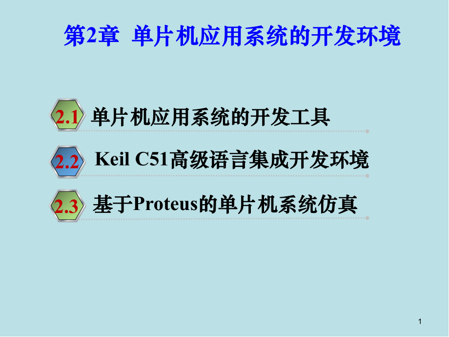 单片机原理及应用第2章-单片机应用系统的开发环境课件.pptx_第1页