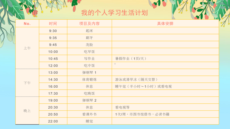 暑假生活规划（ppt课件）小学生主题班会.pptx_第3页