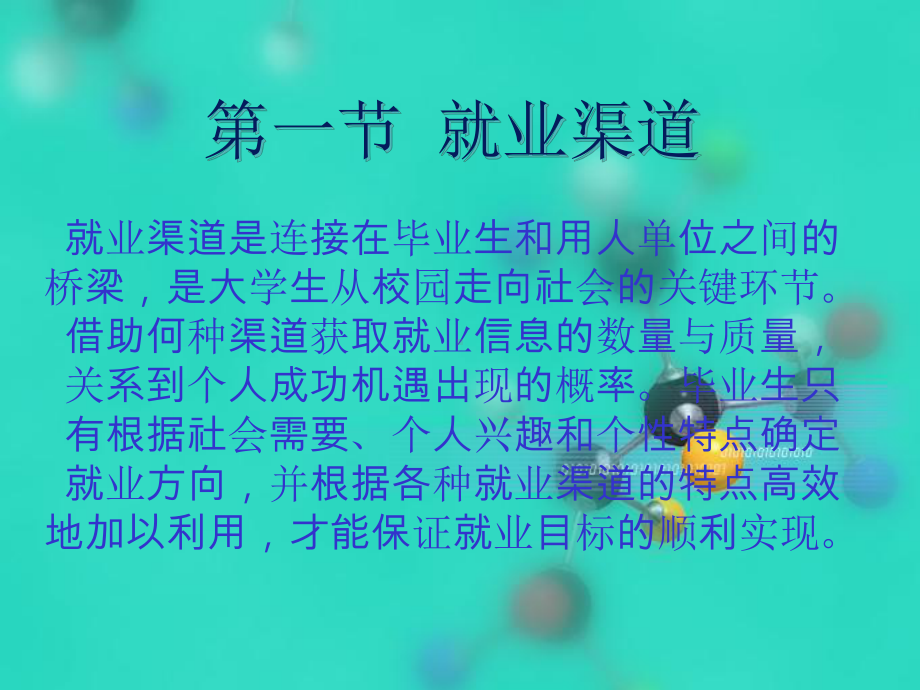 第二讲大学生就业渠道与就业程序课件.ppt_第2页