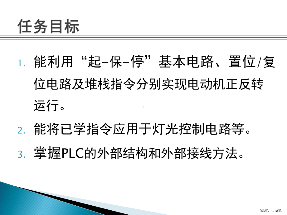 PLC三相异步电动机的正反转控制课件(PPT 18页).pptx_第3页