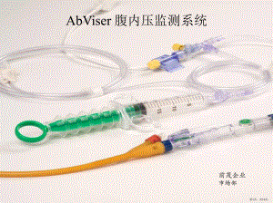 AbViser-腹内压监测系统课件(PPT 18页).pptx