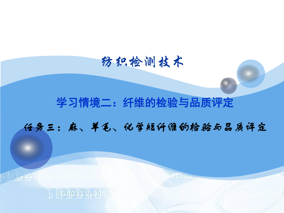 纺织检测技术课件.ppt_第1页