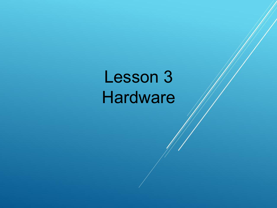 计算机专业英语Lesson-3课件.ppt_第1页