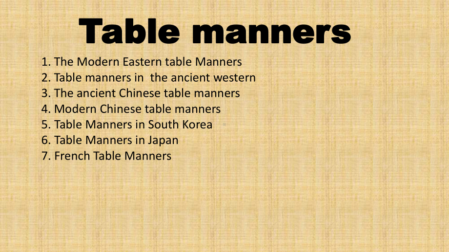 table-Manners-西方礼仪-餐桌礼仪幻灯片课件.pptx_第1页