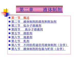 药剂学液体制剂-PPT课件.ppt