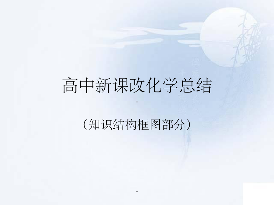 高中化学必修知识结构框图ppt课件.ppt_第1页