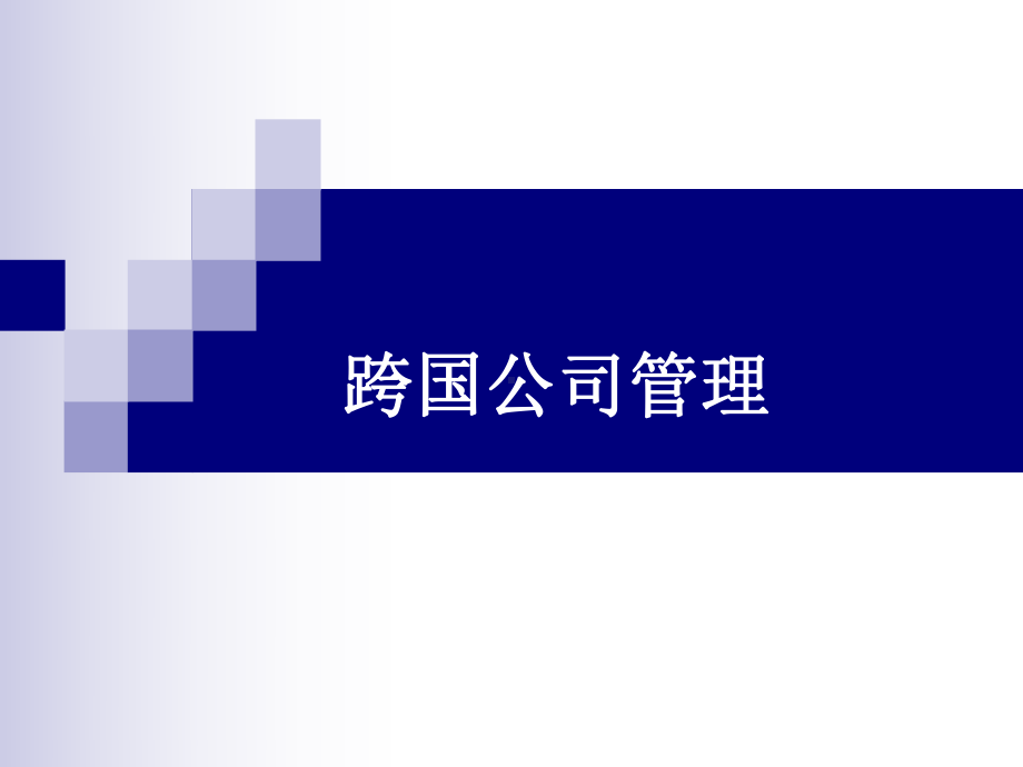 跨国公司管理全套.ppt课件.ppt_第1页