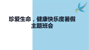 珍爱生命健康快乐度暑假（ppt课件）小学生安全教育主题班会(1).pptx