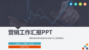 销售经理年度总结报告及年度计划（漂亮模板）.ppt