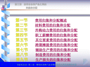 费用在各种产品之间的归集与分配课件.ppt