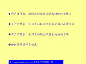 资产负债表、利润表和现金流量表勾稽关系-图文.ppt-PPT课件.ppt