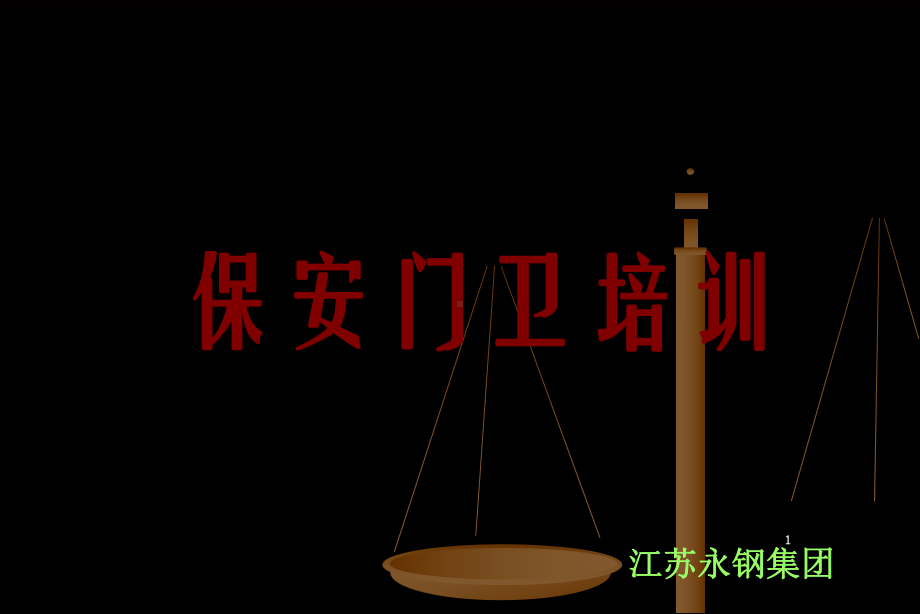 XXXX保安门卫培训.ppt_第1页