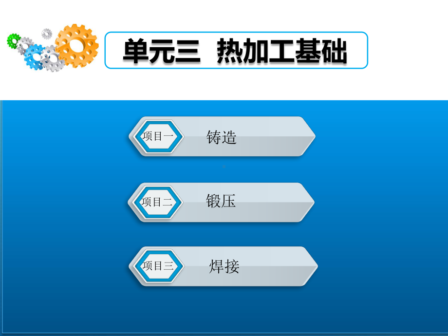 金属加工与实训基础单元3-热加工基础课件.pptx_第1页