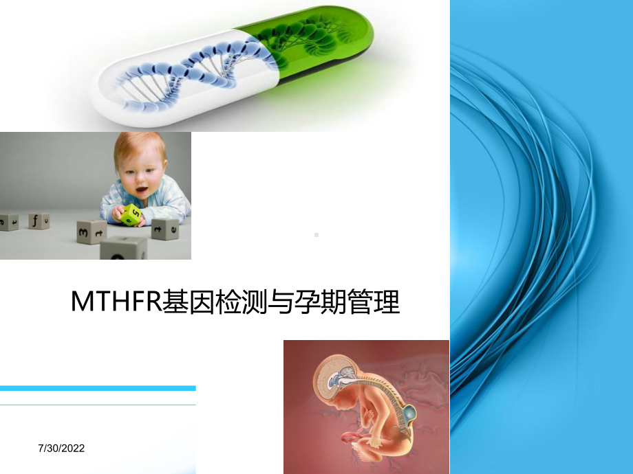 mthfr基因检测与叶酸代谢产科方向ppt课件-精选文档.ppt_第1页