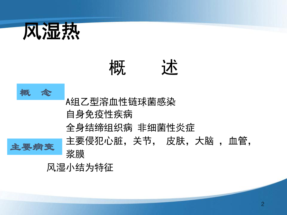 风湿热和风湿性心脏病医学PPT课件.ppt_第2页