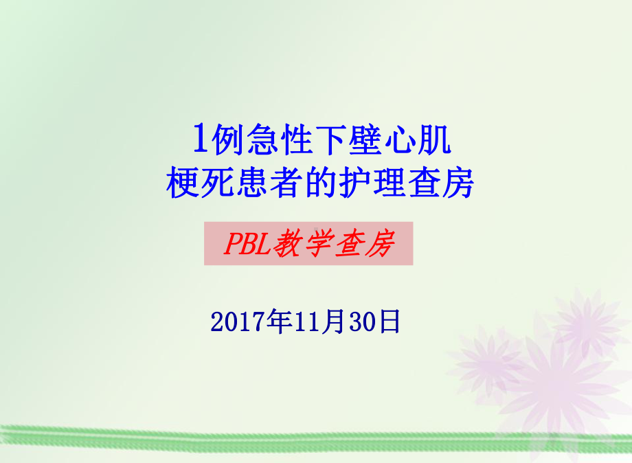 PBL护理查房-ppt课件.ppt_第1页