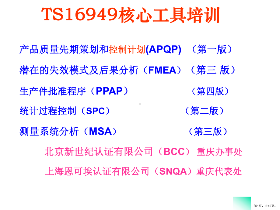 TS核心工具培训课件.ppt_第1页