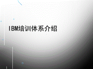 XXXX年各大知名公司培训体系介绍.ppt