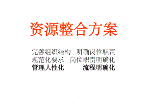 资源整合方案ppt.ppt