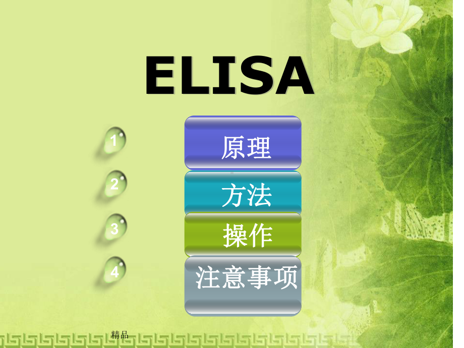 ELISA原理、方法、操作及注意事项课件.ppt.ppt_第1页