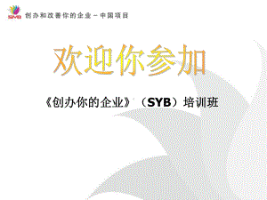 1第一步项目介绍-SYB创业培训(共42张).pptx