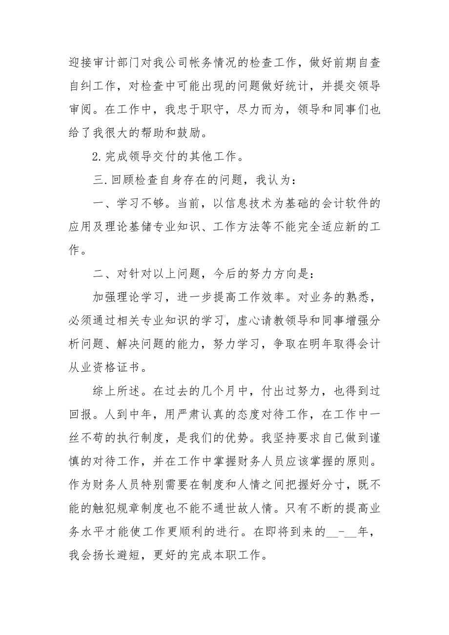 2022会计出纳个人总结.doc_第2页