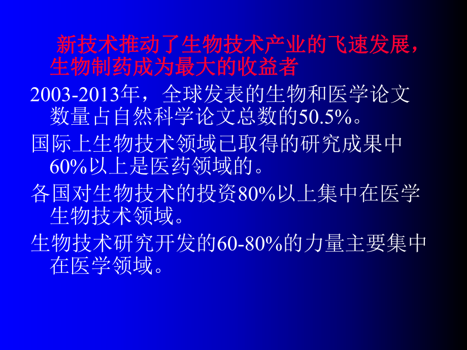 生物制药产业发展趋势及我国生物医药产业现状精品PPT课件.ppt_第3页