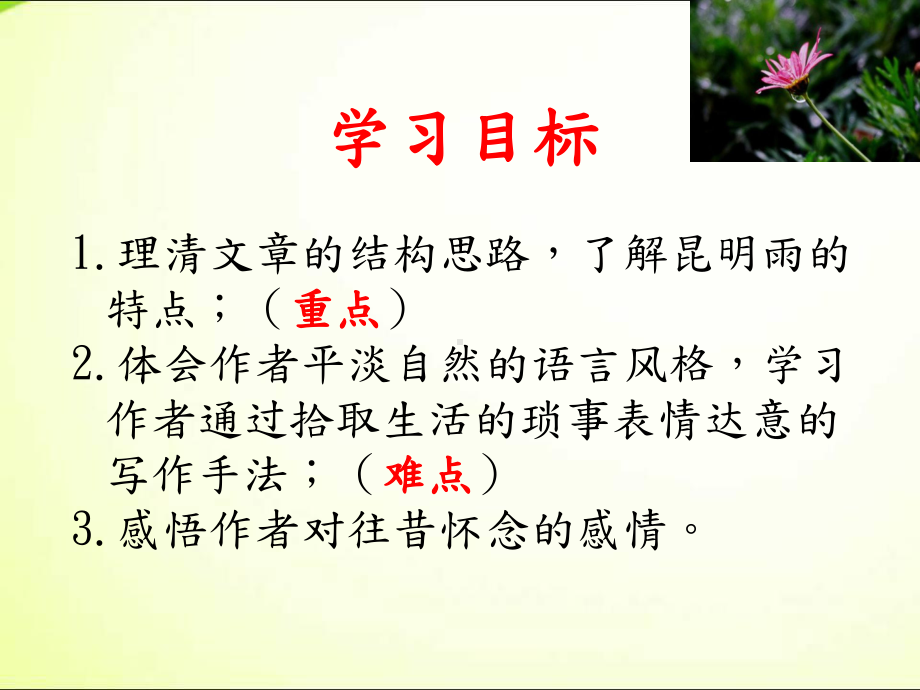 《昆明的雨》教学课件(张PPT).ppt_第2页