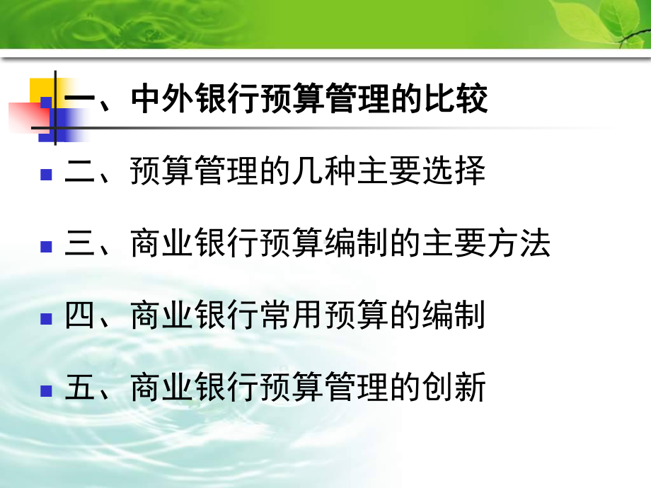 信用社银行课件：银行预算管理的理论与实践.ppt_第2页