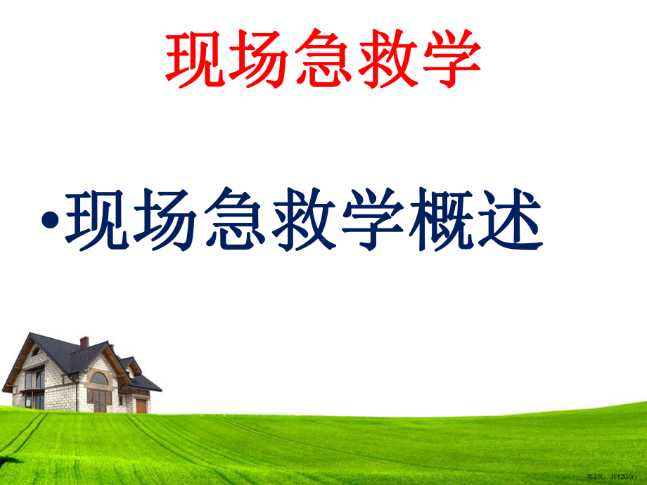 现场急救概述ppt课件(PPT 120页).pptx_第3页