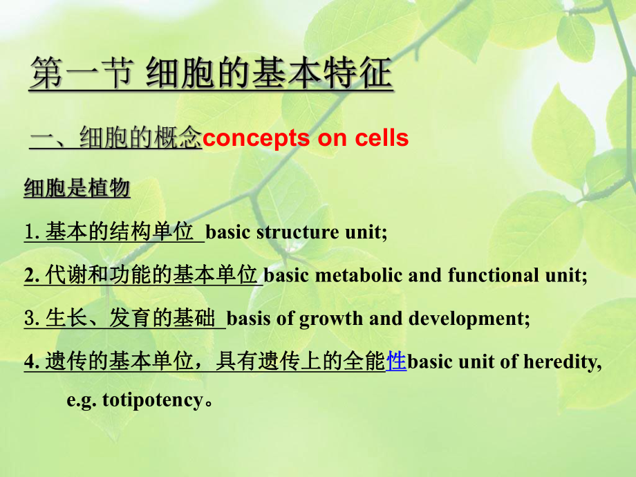 《植物学》课件：第一章-植物细胞.ppt_第3页