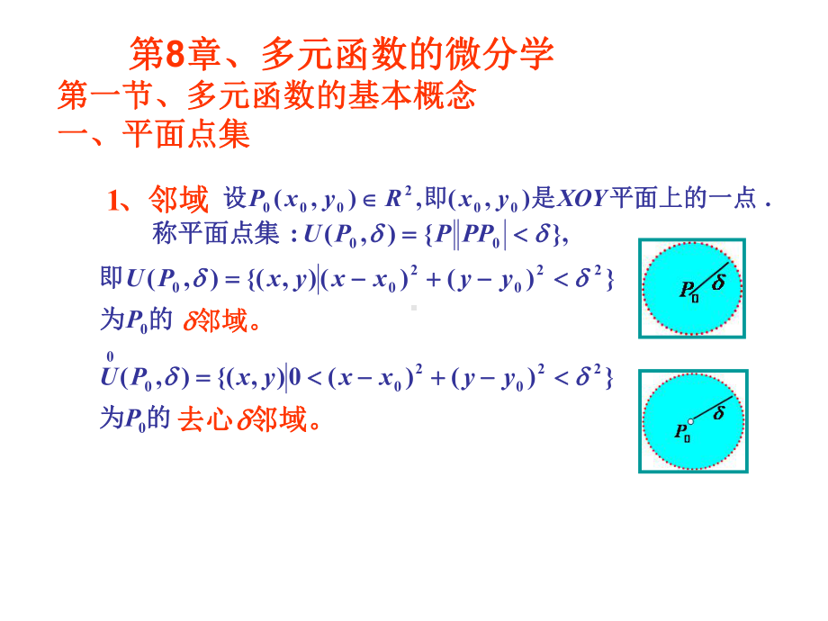 《高等数学教学课件-》高数-第八章-多元函数微分学.ppt_第1页