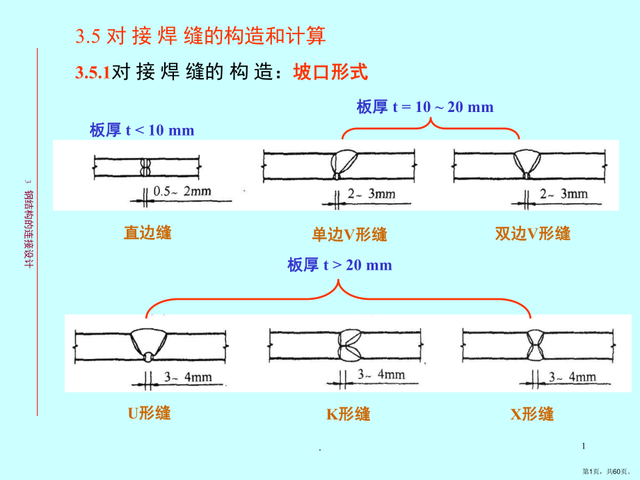 对接焊缝角焊缝的构造和计算(课堂PPT)课件(PPT 60页).pptx_第1页