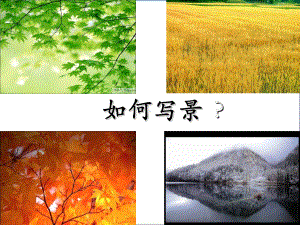 作文教学-写景作文指导优秀课件PPT.ppt