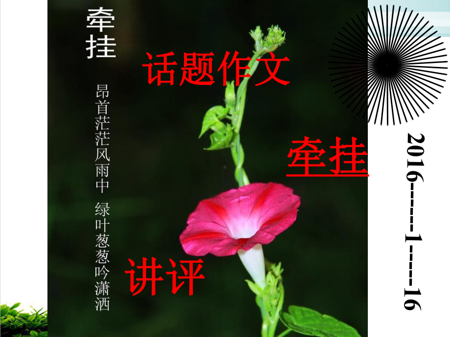 《牵挂》话题作文ppt课件1优秀课件.ppt_第3页