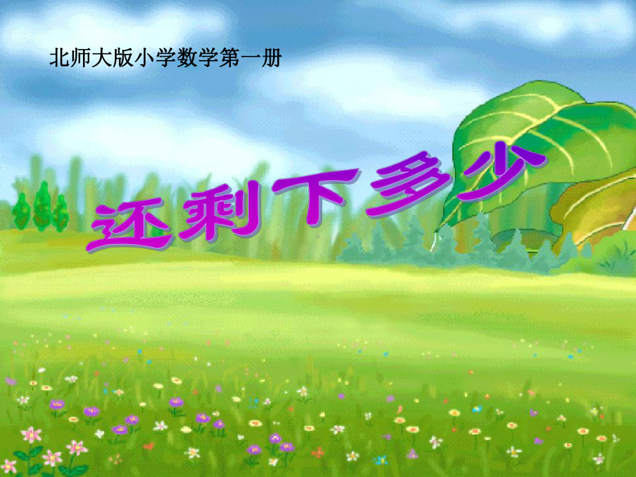 《还剩下多少》PPT课件-.ppt_第1页