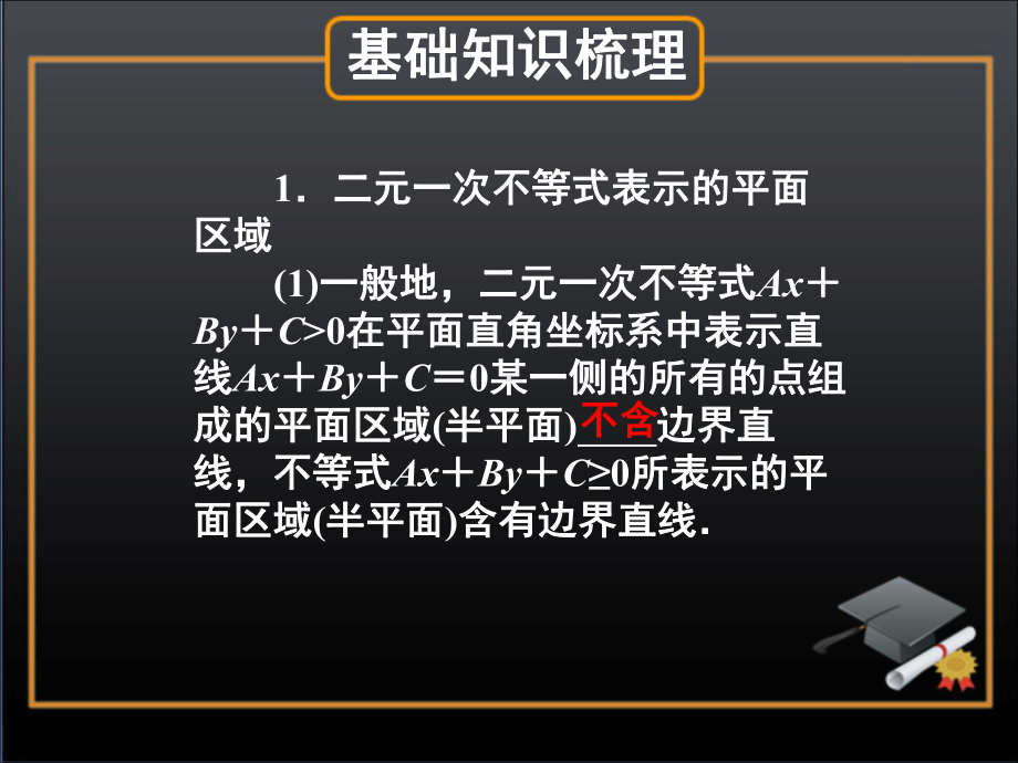 二元一次不等式(组)与简单的线性规划问题复习PPT优秀课件.ppt_第2页