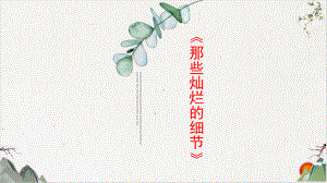 《那些灿烂的细节》作文升格讲评课件（最新版）.pptx