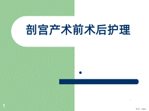 剖宫产护理PPT课件(PPT 34页).pptx