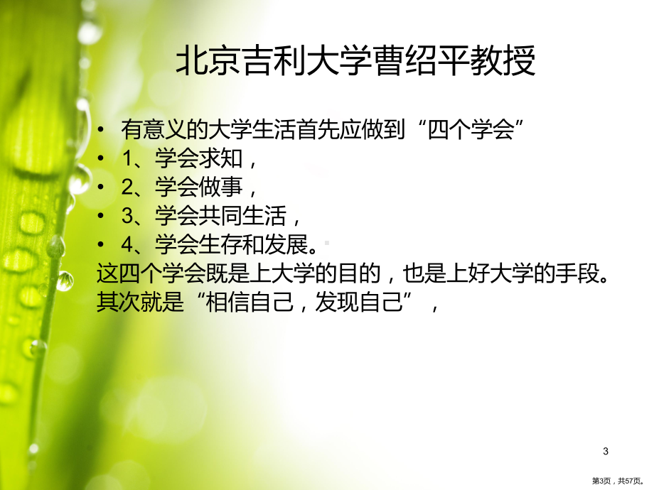 大学生活与职业生涯规划PPT幻灯片课件(PPT 57页).pptx_第3页