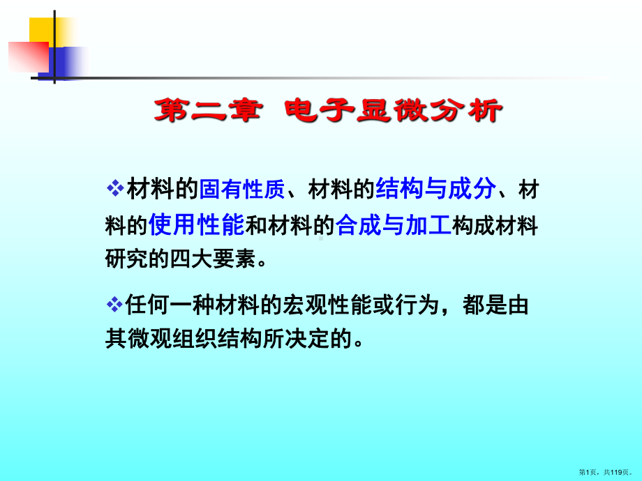 电子显微分析-课件(PPT 119页).pptx_第1页