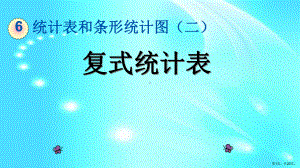 复式统计表的认识和应用练习课件(PPT 20页).ppt