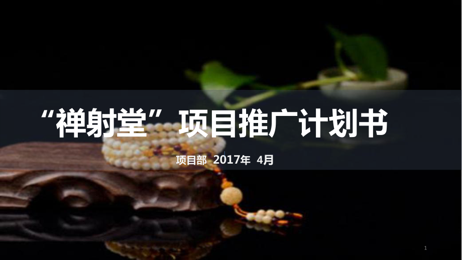 大连禅射堂项目计划书PPT幻灯片(PPT 32页).pptx_第1页