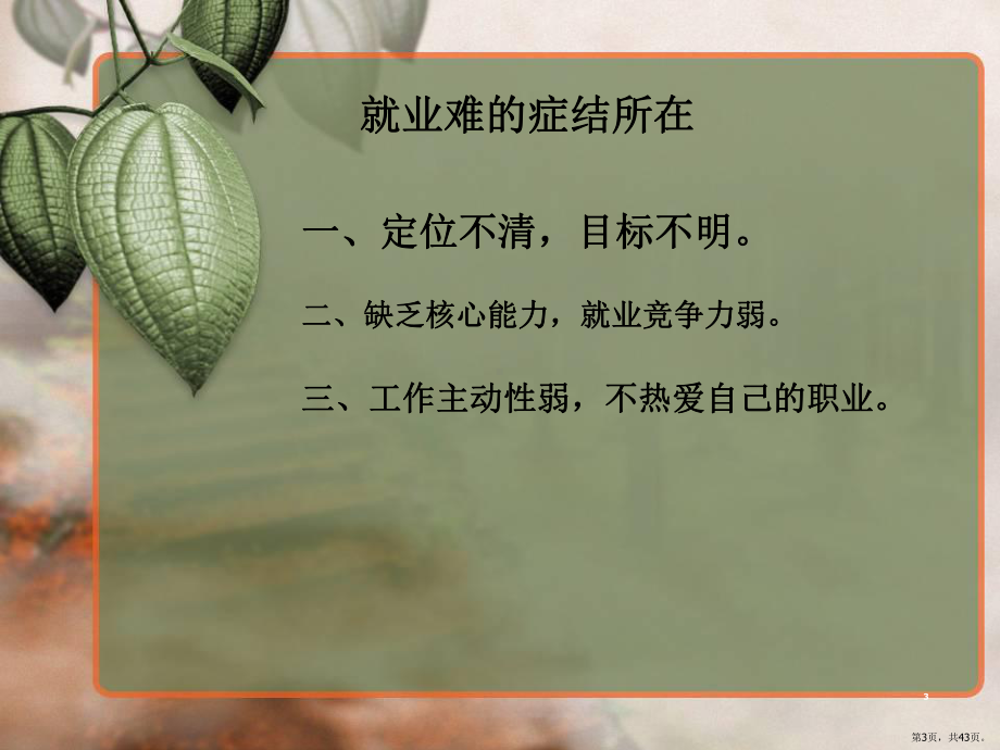 大学生职业生涯规划经典讲座PPT幻灯片课件(PPT 43页).pptx_第3页