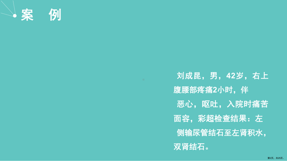 上尿路结石课件(PPT 25页).pptx_第2页