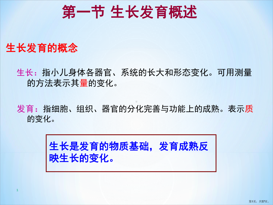 婴幼儿生长与发育特点PPT课件(PPT 57页).pptx_第1页