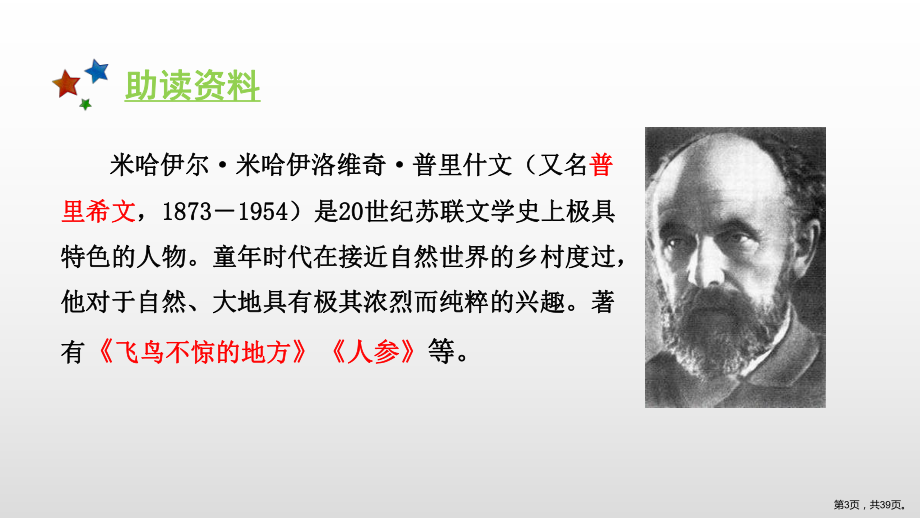 人教部编版三年级语文上册教学课件《16金色的草地》（39页）(PPT 39页).ppt_第3页