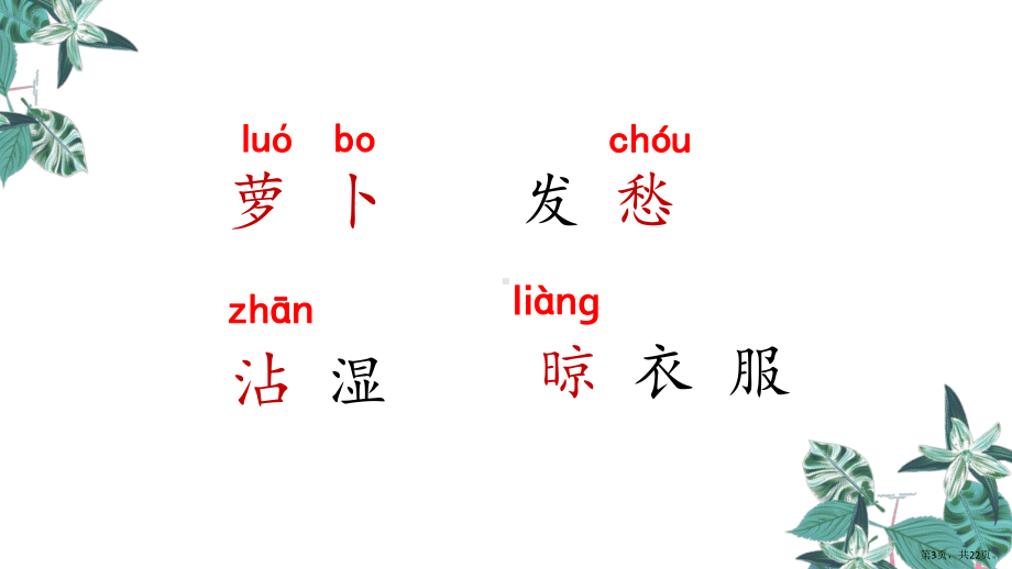 部编版三年级上册语文 13.胡萝卜先生的长胡子 公开课课件 3(PPT 22页).pptx_第3页